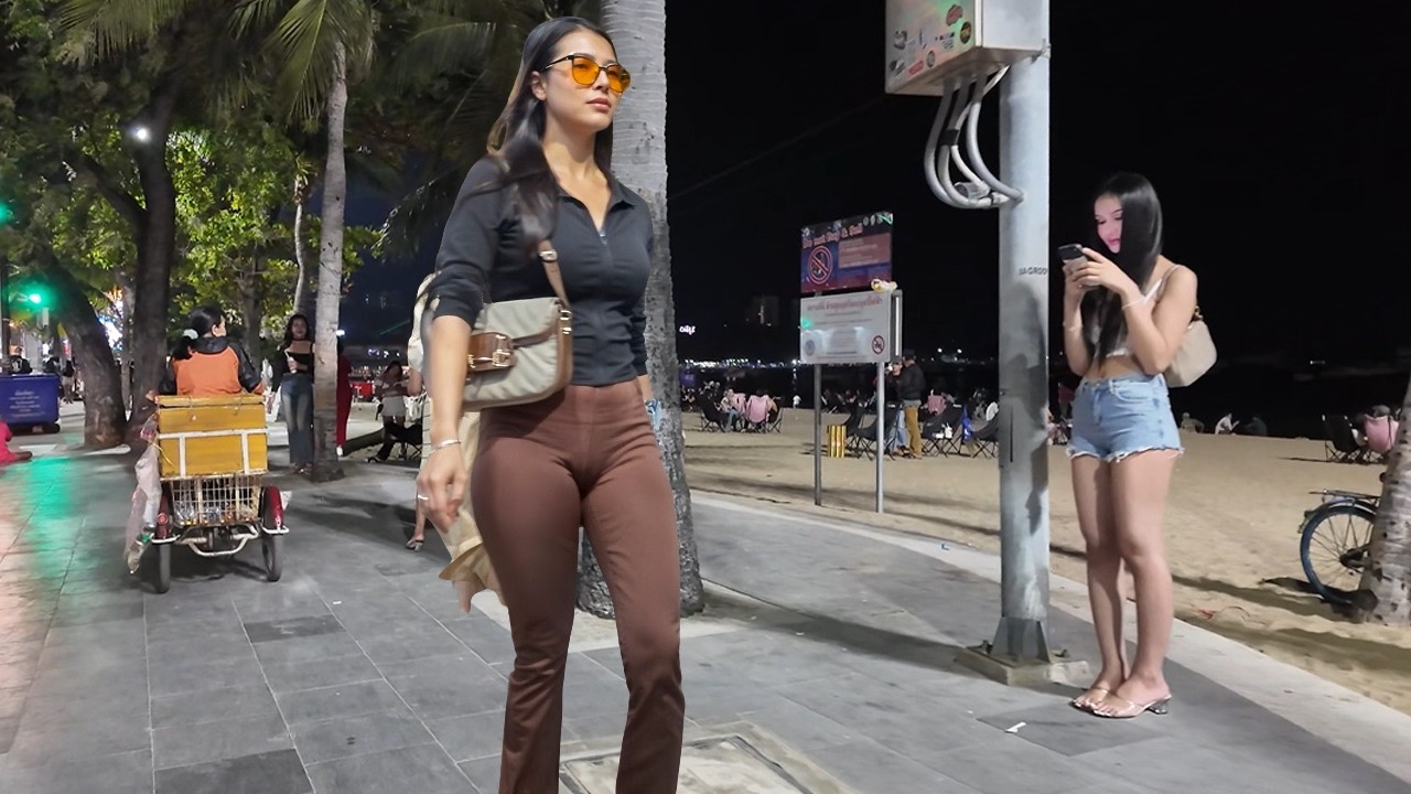 Pattaya Beach Road Amazing Walk - March 2026