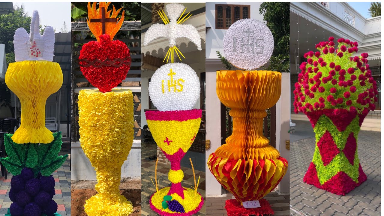 Different Types Paper Vase Decorations