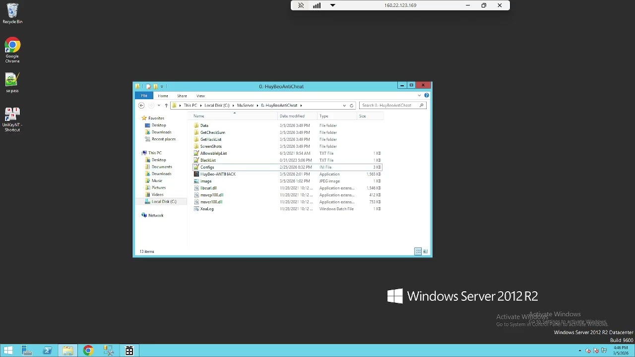 Cài Đặt Mu Online  : Hướng Dẫn Setup Server Mu Huy Béo Vào VPS