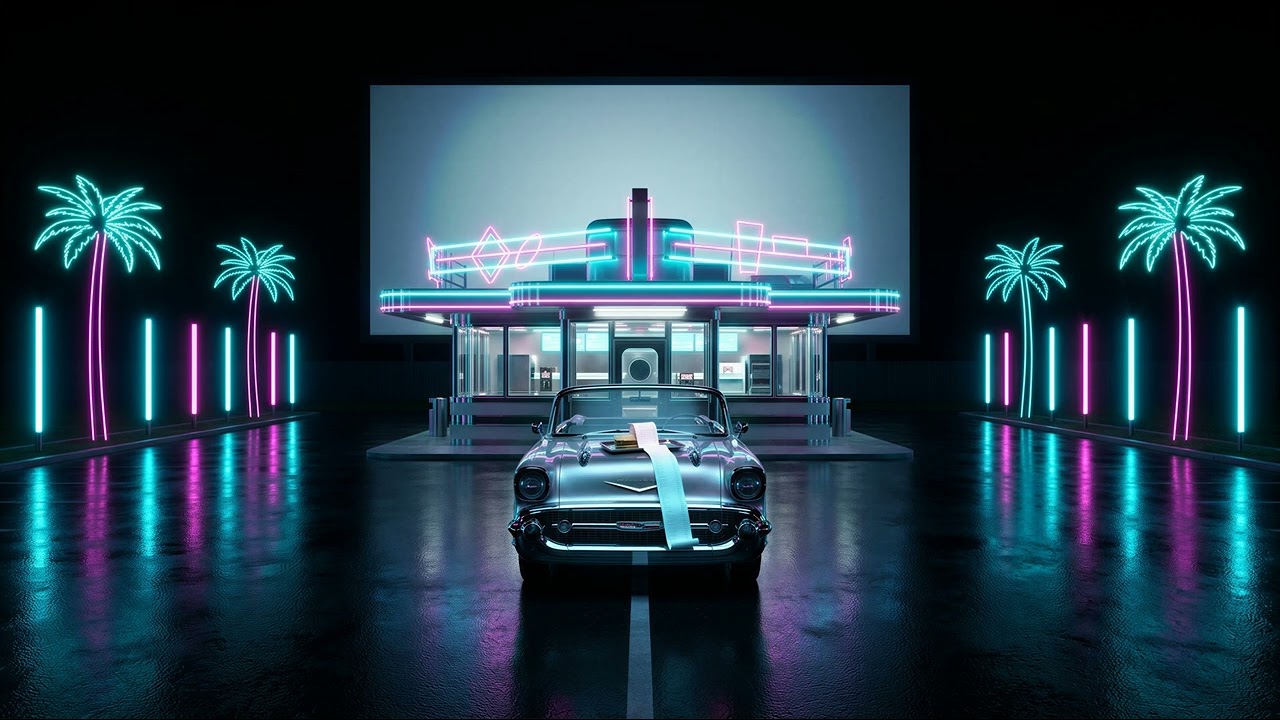 Drive-In Receipt - Retro Electro - After Sunset '84