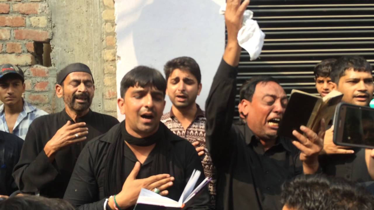 sajjad ka noha tha kis tarha sabar aye 24 muharram nowgawan sadat 2015