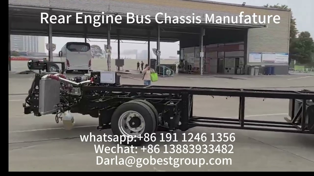 Rear Engine Bus Chassis Ready for Shipping!