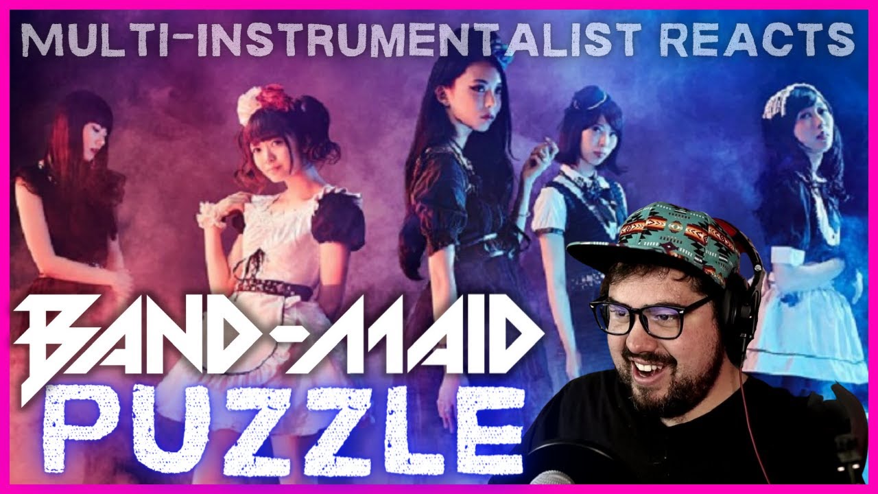 BAND-MAID TRIPLE REACTION PARTY! 'Puzzle' LIVE+Acoustic | Multi-Instrumentalist Reaction + Breakdown