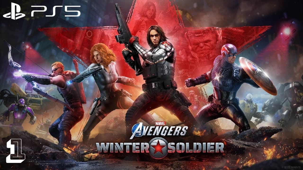 Marvel Avengers Winter Soldier - Зимний Солдат PS5 Прохождение # 1