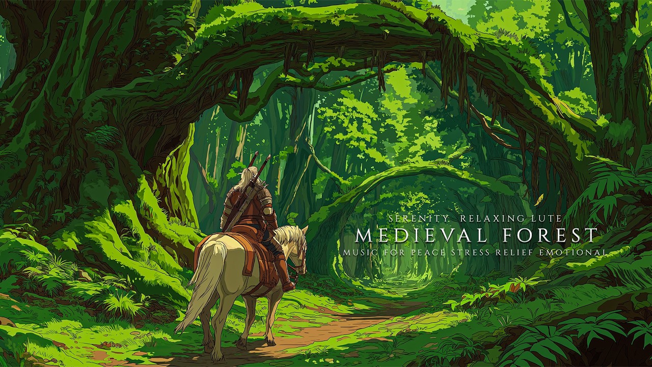 Medieval Forest Serenity | Relaxing Lute & Harp Music for Peace, Stress Relief & Emotional Healing