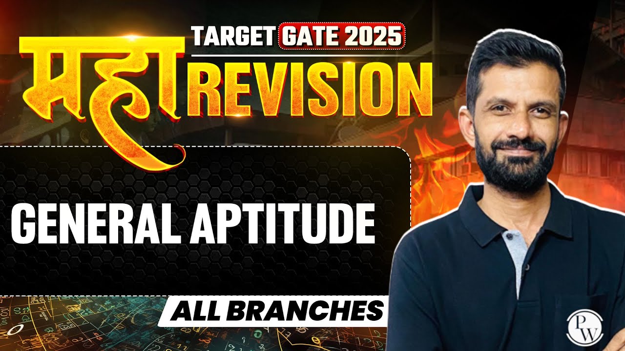 General Aptitude One Shot | All Branches | Maha Revision | Target GATE 2025