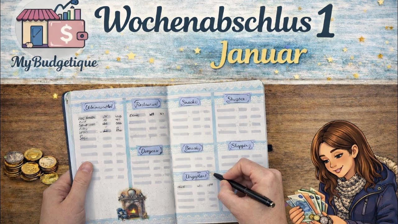 Januar - Budget-Wochenabschluss 1: Das geht ja gut los …