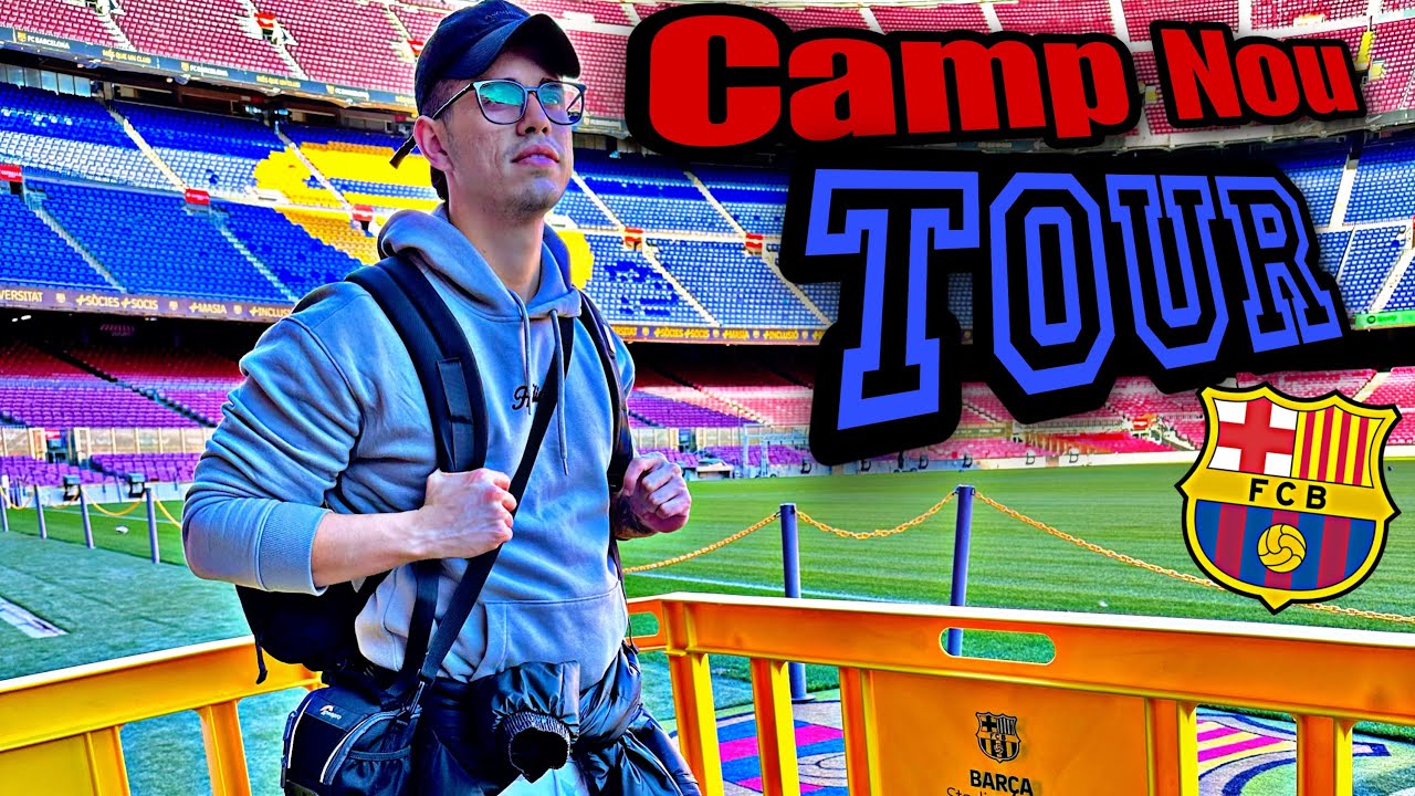 DAY #3 VISITING THE CAMP NOU.  DIA #3 VISITANDO EL CAMP NOU. BARCELONA -Alex&Anabel