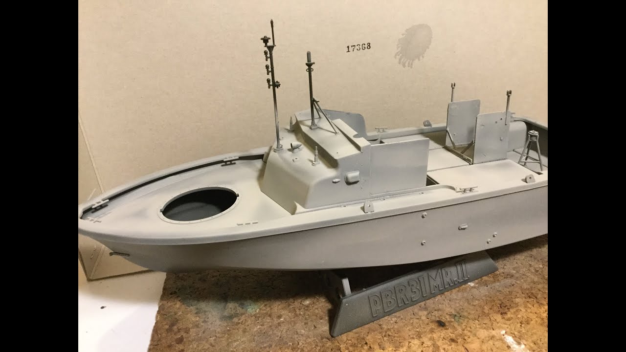 ARMADO DE “PIBBER BOAT” Tamiya 1 a 35 parte 2 (preparación pintura)