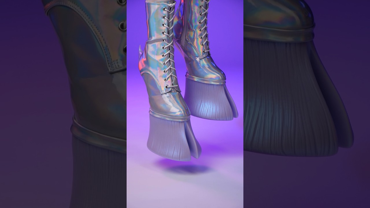 I made unicorn hoof shoes 🦄 #cosplay #highheels #unicorn