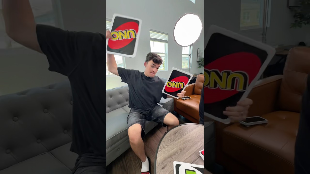 😳 IS THIS THE WILDEST Uno GAME EVER PLAYED?🫢😂 #Unogame#gameplay #comedy #funny #friends