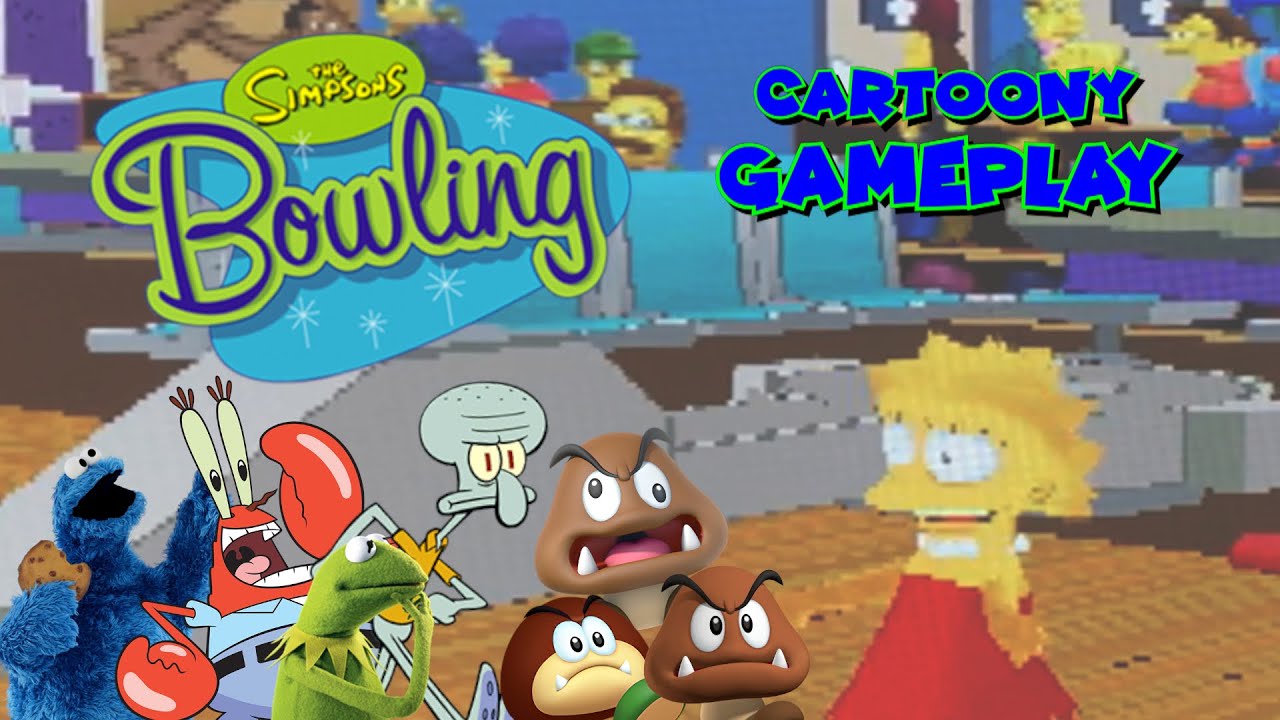 Мультяшный геймплей: The Simpsons Bowling ROUND 3