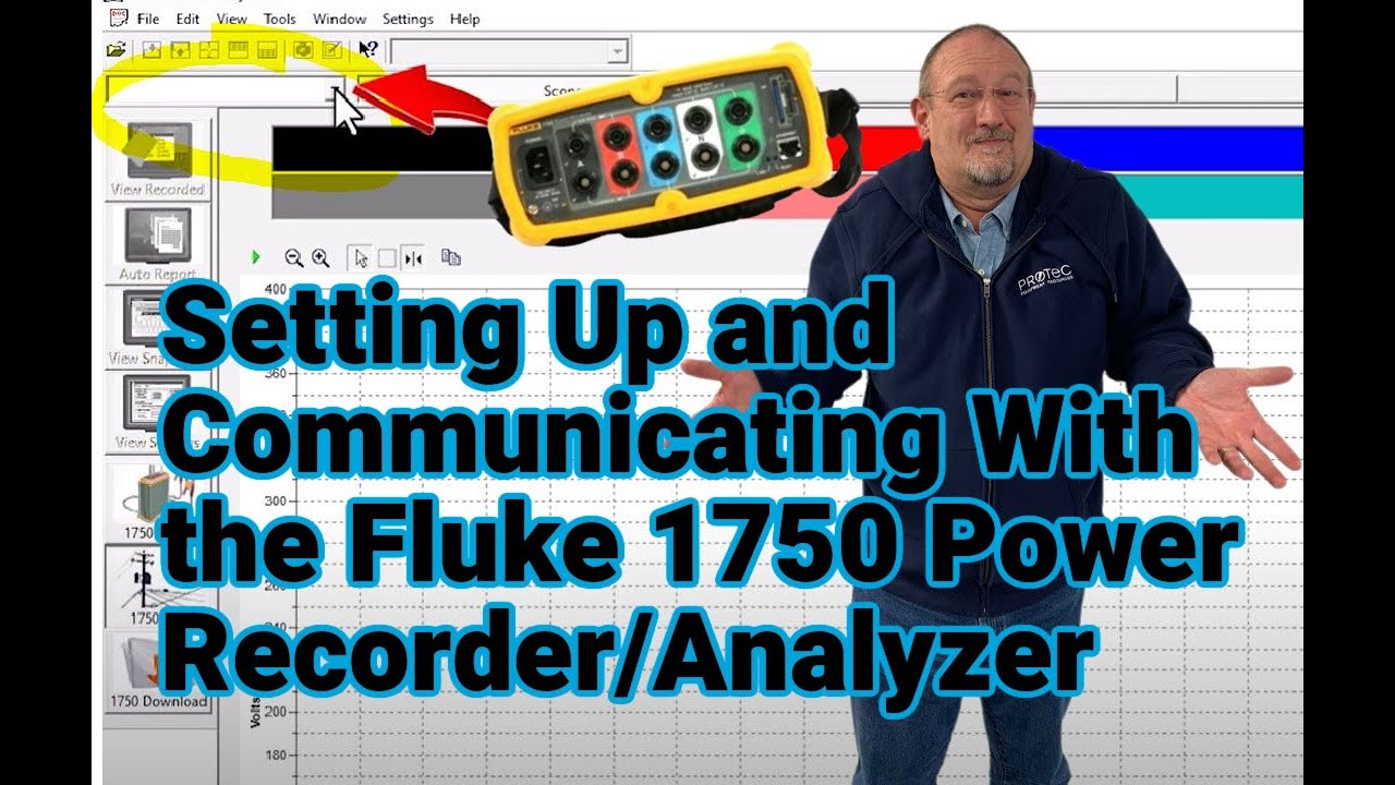 Setting Up and Communicating With the Fluke 1750 Power Recorder & Analyzer