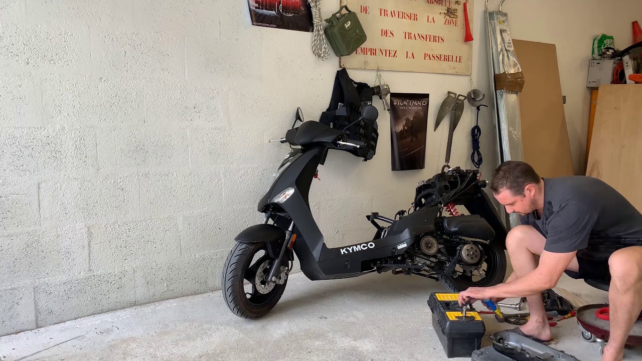 RENOVATION KYMCO 4T (  EPISODE 2/2 ) !!!!!