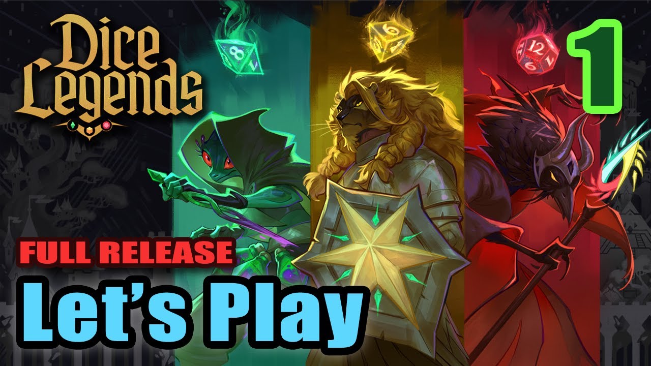 Fun and Challenging - Dice Legends - Turn Based Strategy Deckbuilder - Full Gameplay (Version 1.0)
