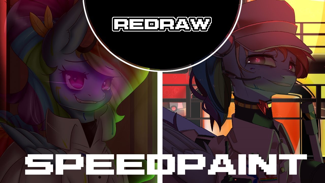 Speedpaint MLP - Rainbow Factory (REDRAW)