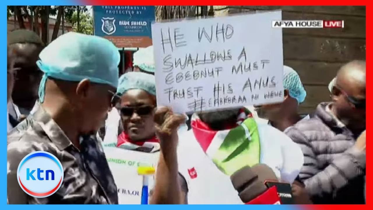 Health workers march to demand implementation of CBA