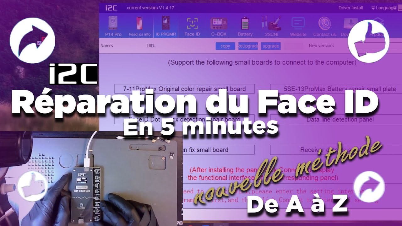 Réparation du Face ID sur iPhone sans soudure - Boitier i2C MC12 - Incroyable ! - Pieces2mobile
