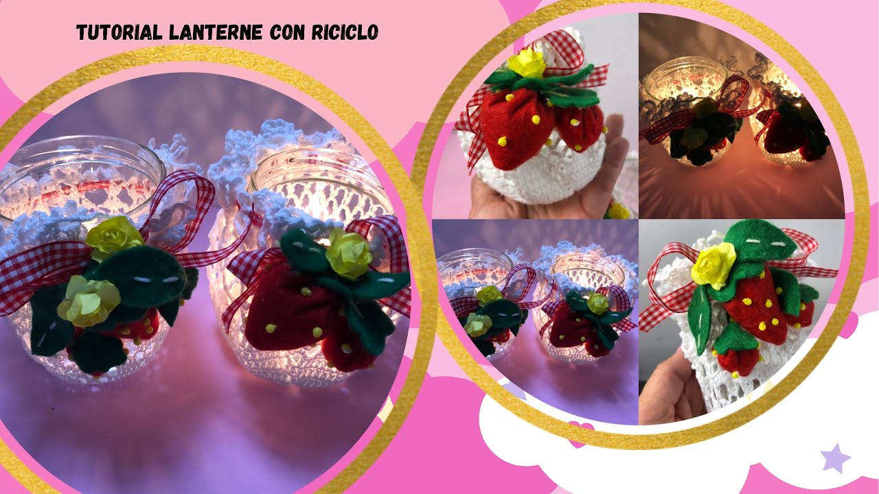 TUTORIAL LANTERNE CON VECCHI CENTRINI SUPER RICICLO