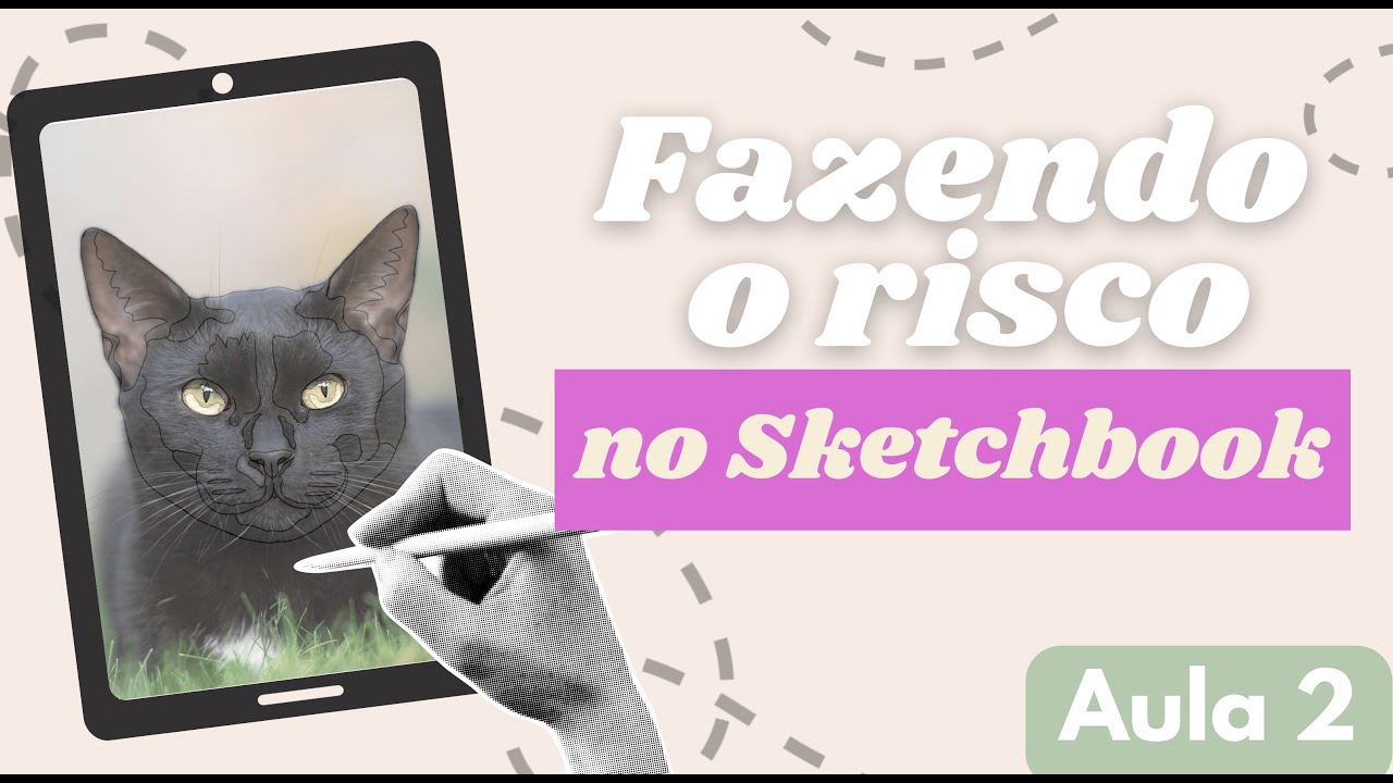 Fazendo o Risco no Sketchbook