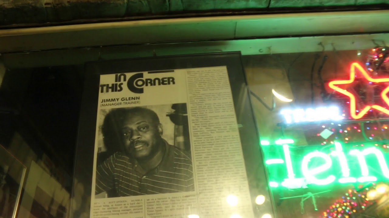World famous Jimmy's Corner.  Times Square NYC