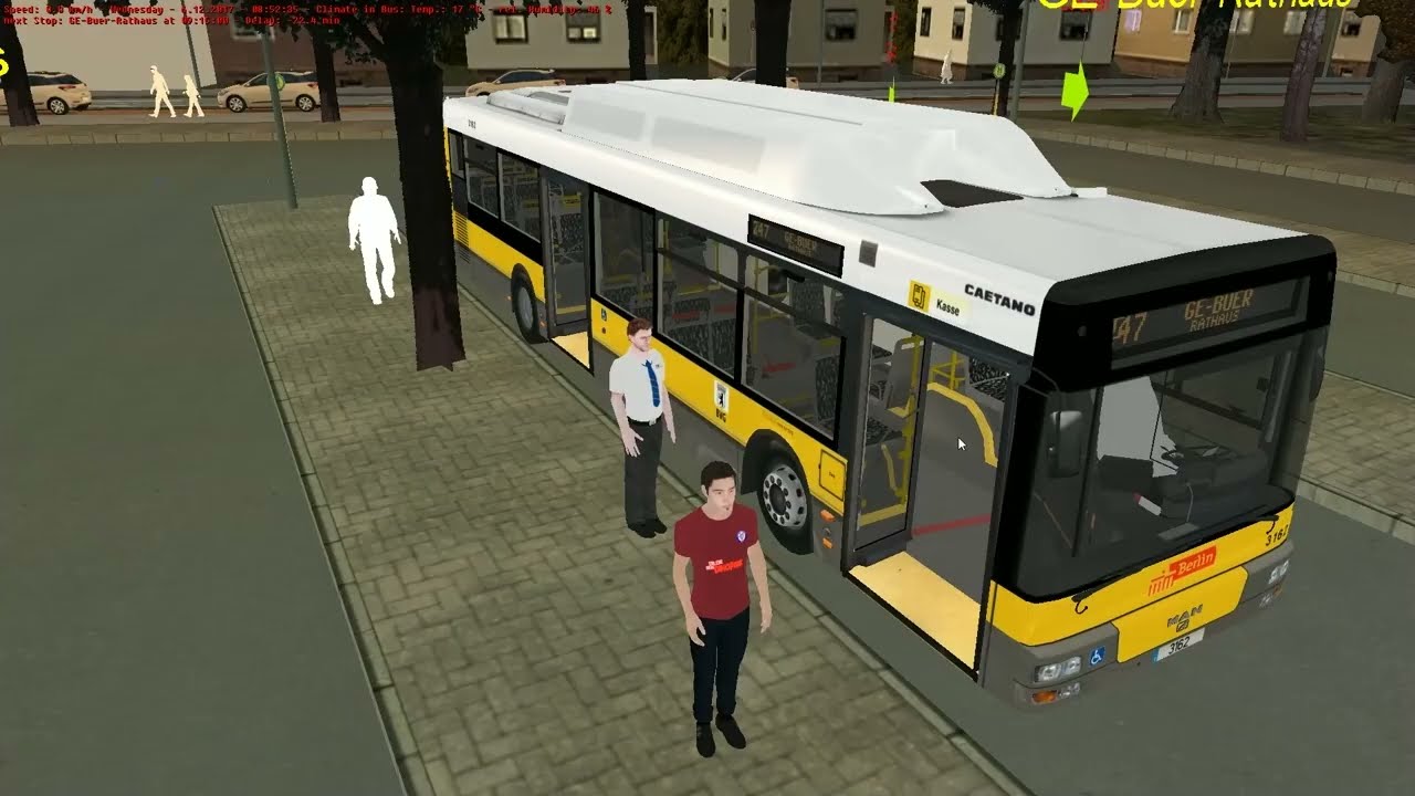 MAN NL313 (CNG) Generic MP LED on Metropole Rurhgebiet; Line: 247 --- Mentzelstr. - Buer Rathaus