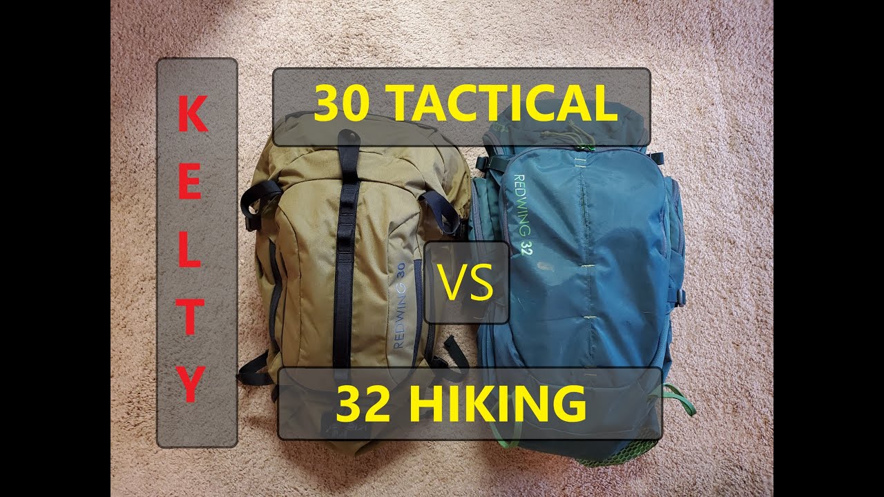 Kelty's Redwing 30 Tactical vs Redwing 32 Hiking. Direct Comparison.