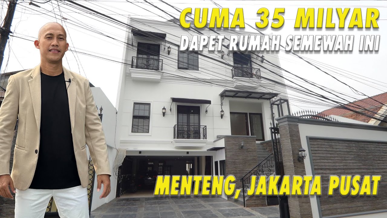 Cuma 35 Milyar | Dapet Rumah Semewah Ini | Menteng, Jakarta Pusat