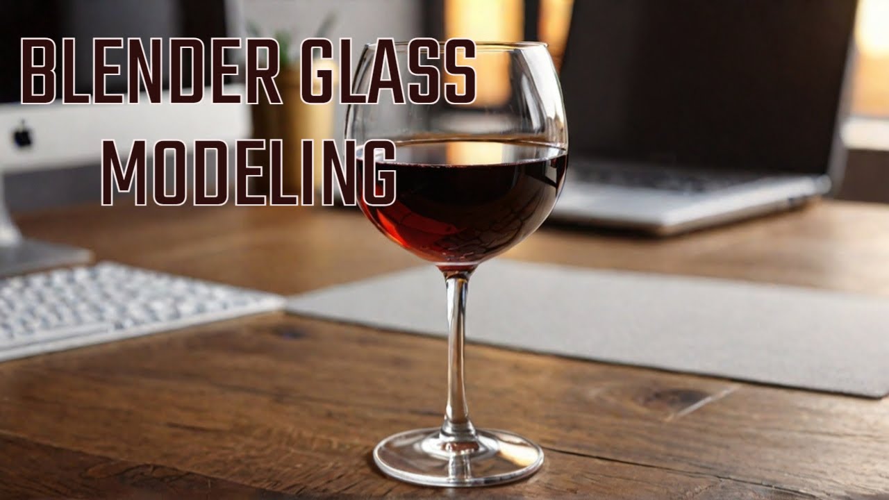 Realistic Wine Glass Modeling In Blender | Blender Tutorial For Beginner