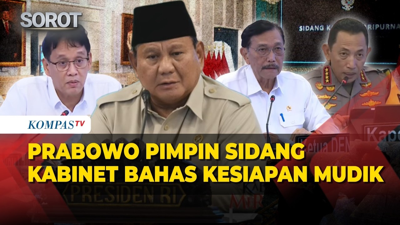 [FULL] Prabowo Dengar Laporan Purbaya, Luhut hingga Kapolri soal Kesiapan Mudik Lebaran 2026