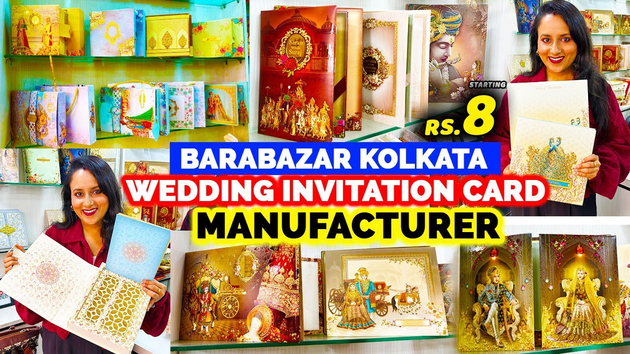 Barabazar Kolkata Wedding Card Manufacturer | Box Wedding Card | Wedding Invitation Card in Kolkata