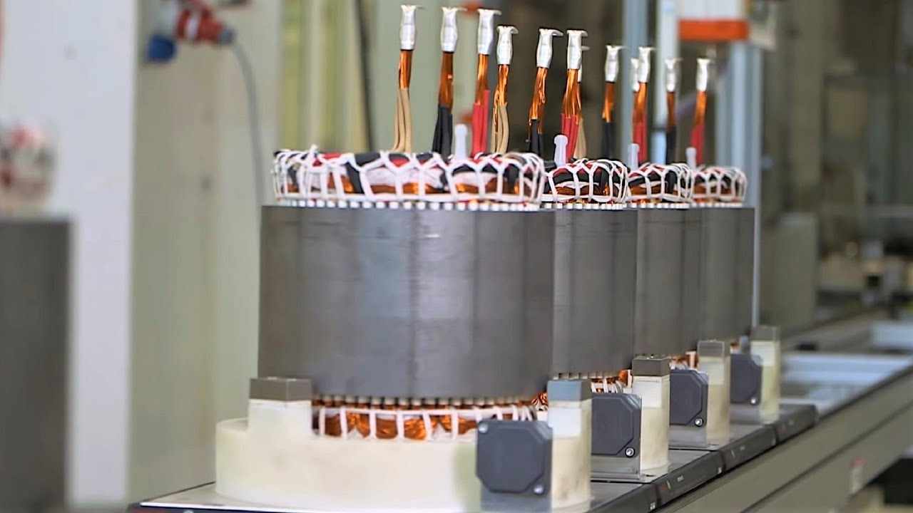 Volkswagen e-Up Electric Motors Production