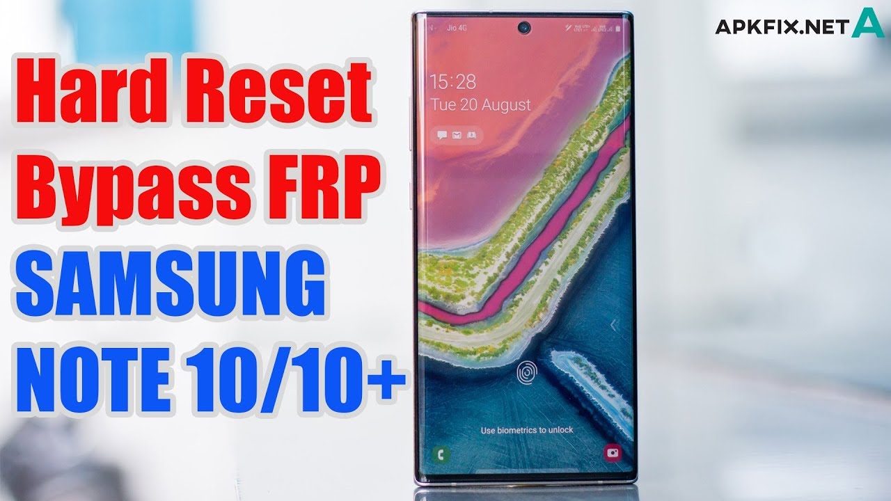 Hard Reset & Bypass FRP Lock SAMSUNG Galaxy NOTE 10 | NOTE 10+