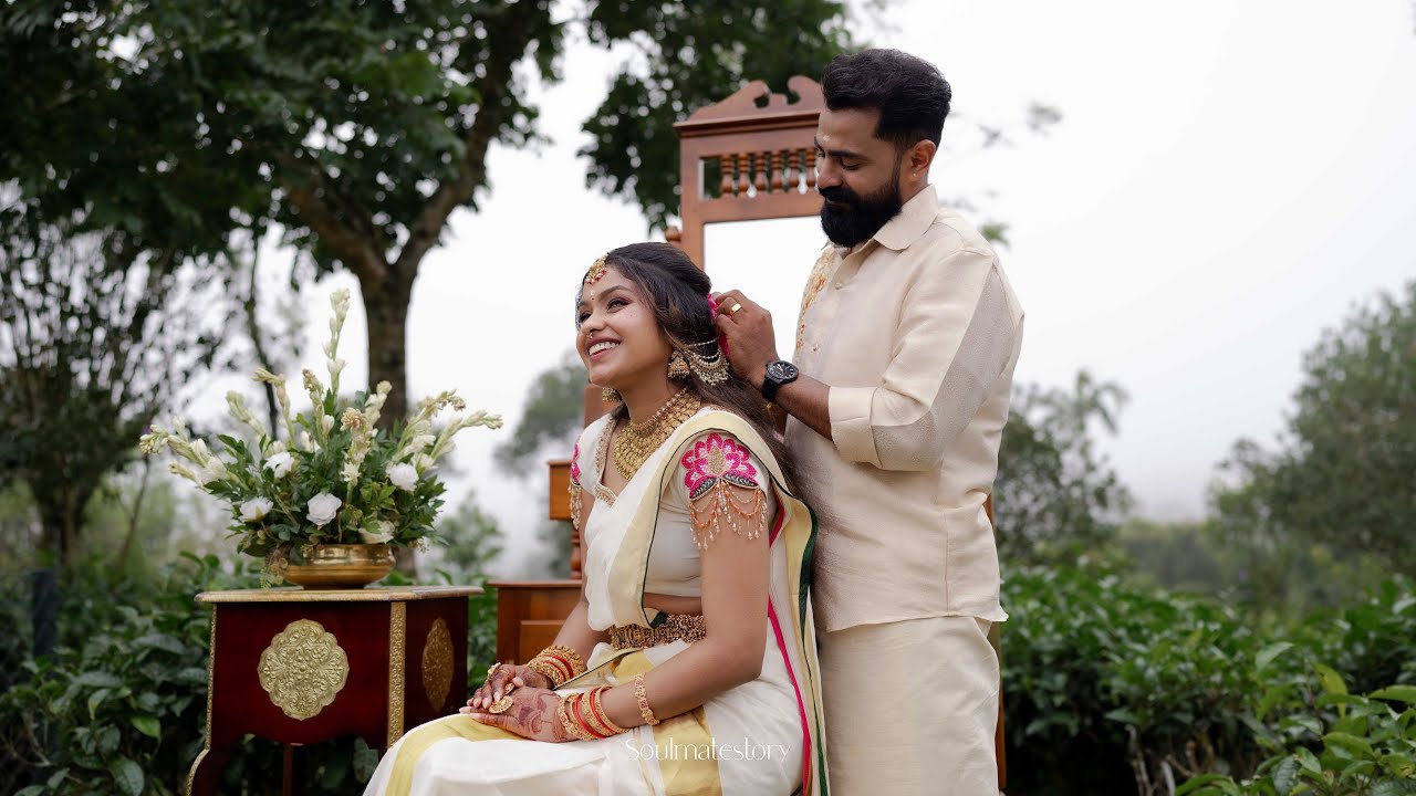 Is this your wedding idea?? Kerala trending Hindu wedding.nature divinity and the blessed wedding