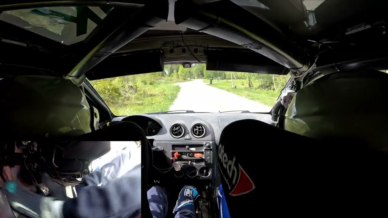 Rally Uppland 2025 SS3 + Pedalkamera |  Alexander Nordahl/Emil Karlsson