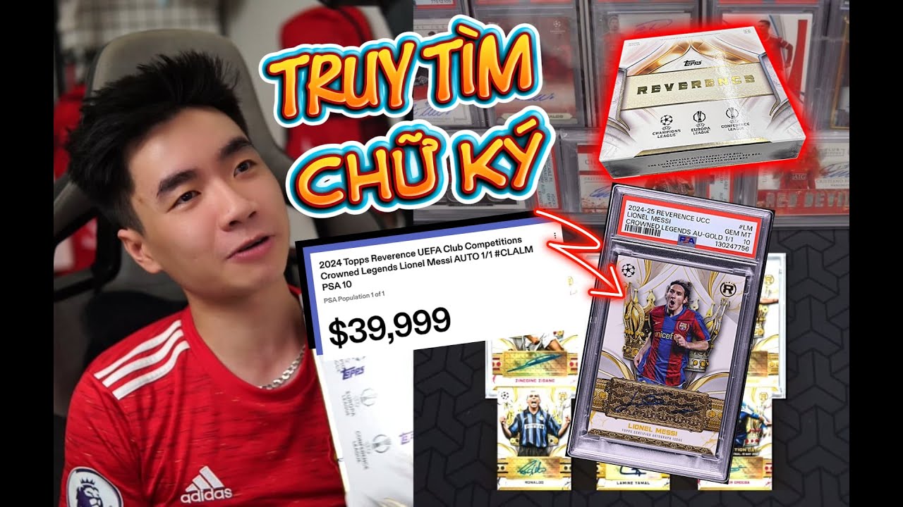T&iacute;n Dubai trải nghiệm box thẻ cầu thủ cao cấp Topps Reverence trị gi&aacute; 80tr v&agrave; t&igrave;m thấy.... #tindubai