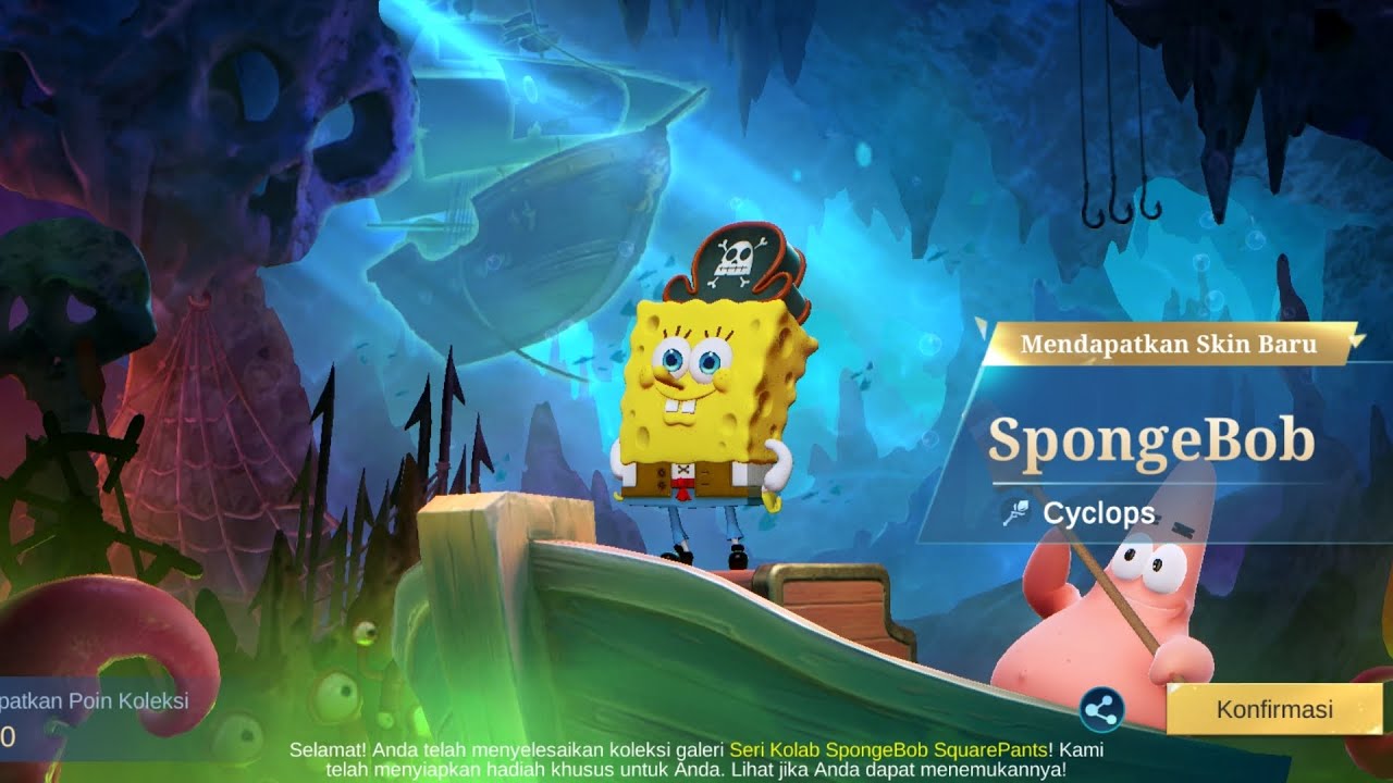 CARA MENDAPATKAN SKIN SPONGEBOB CYCLOPS MLBB #mlbbnewskin#mlbbspongebobs#mlbbgameplay