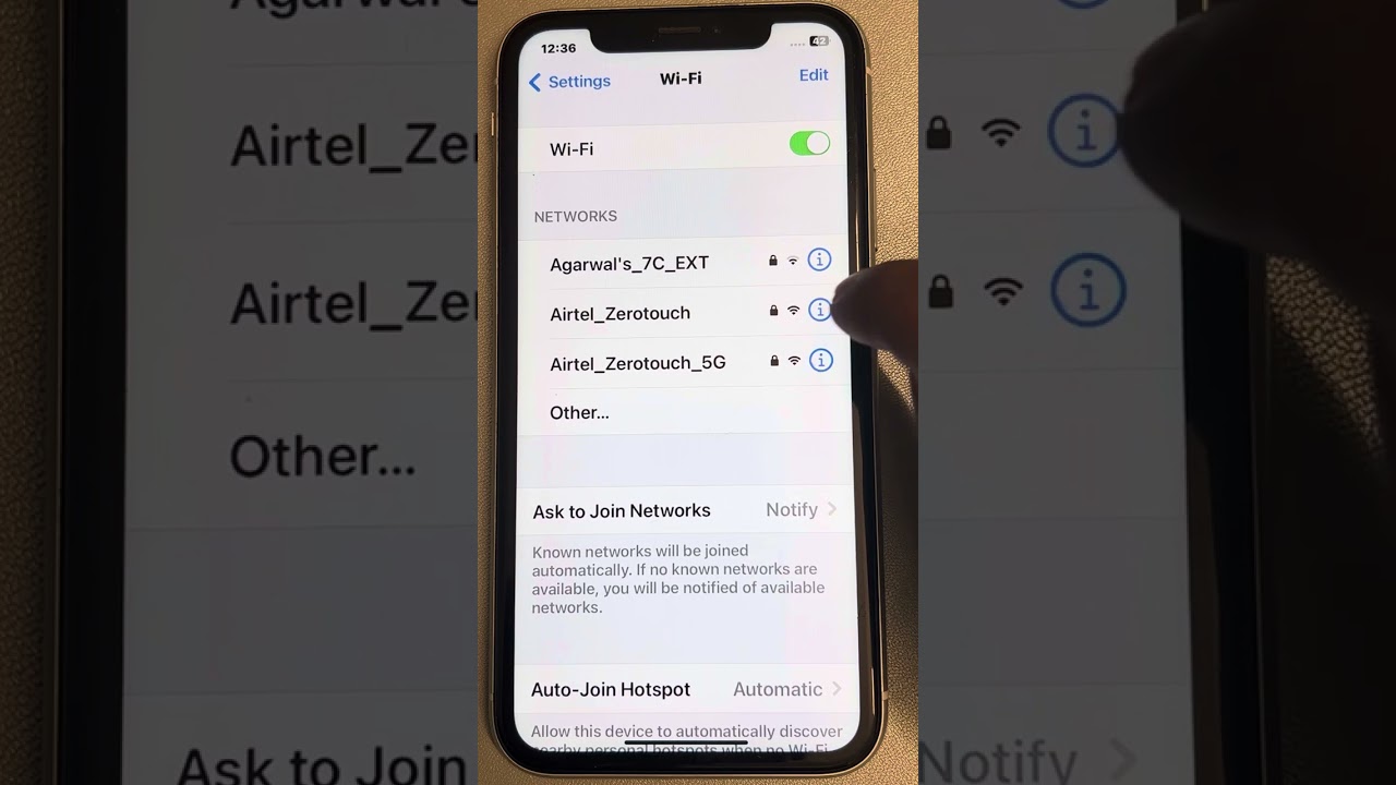 Ручная настройка статического IP-адреса без подключения к Wi-Fi на iPhone