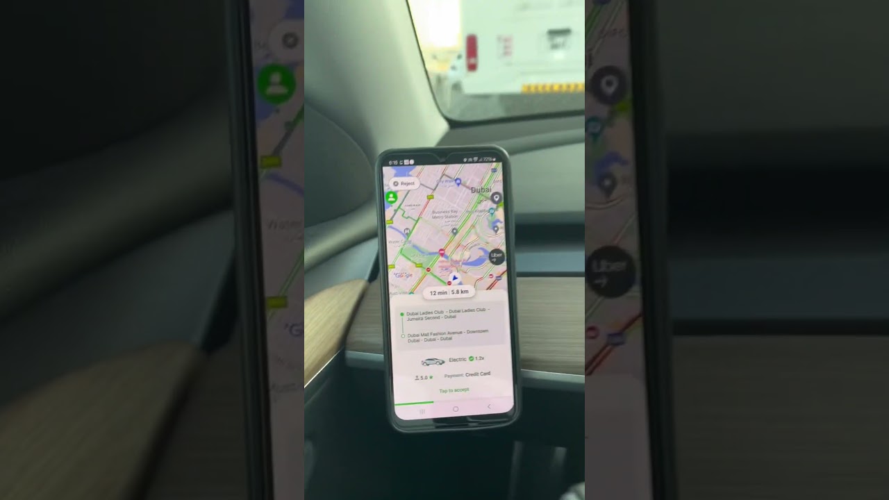 Careem captain app incoming bookings with drop off location
