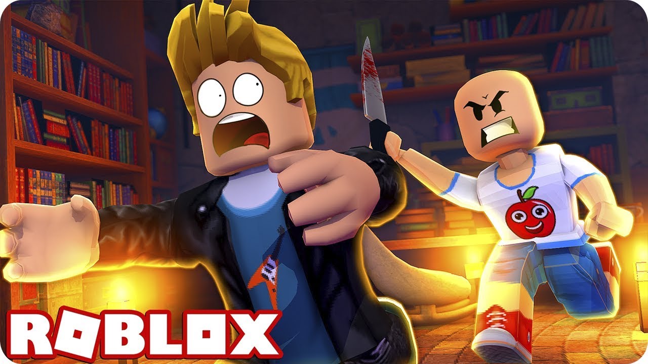 ESCAPA DEL ASESINO TROLL EN ROBLOX MURDER MYSTERY 2