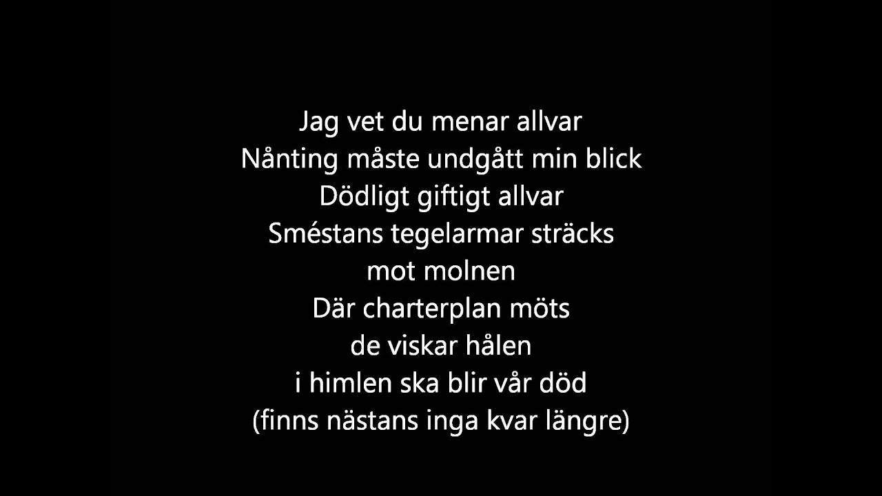 Kent - Vy från ett luftslott [lyrics]