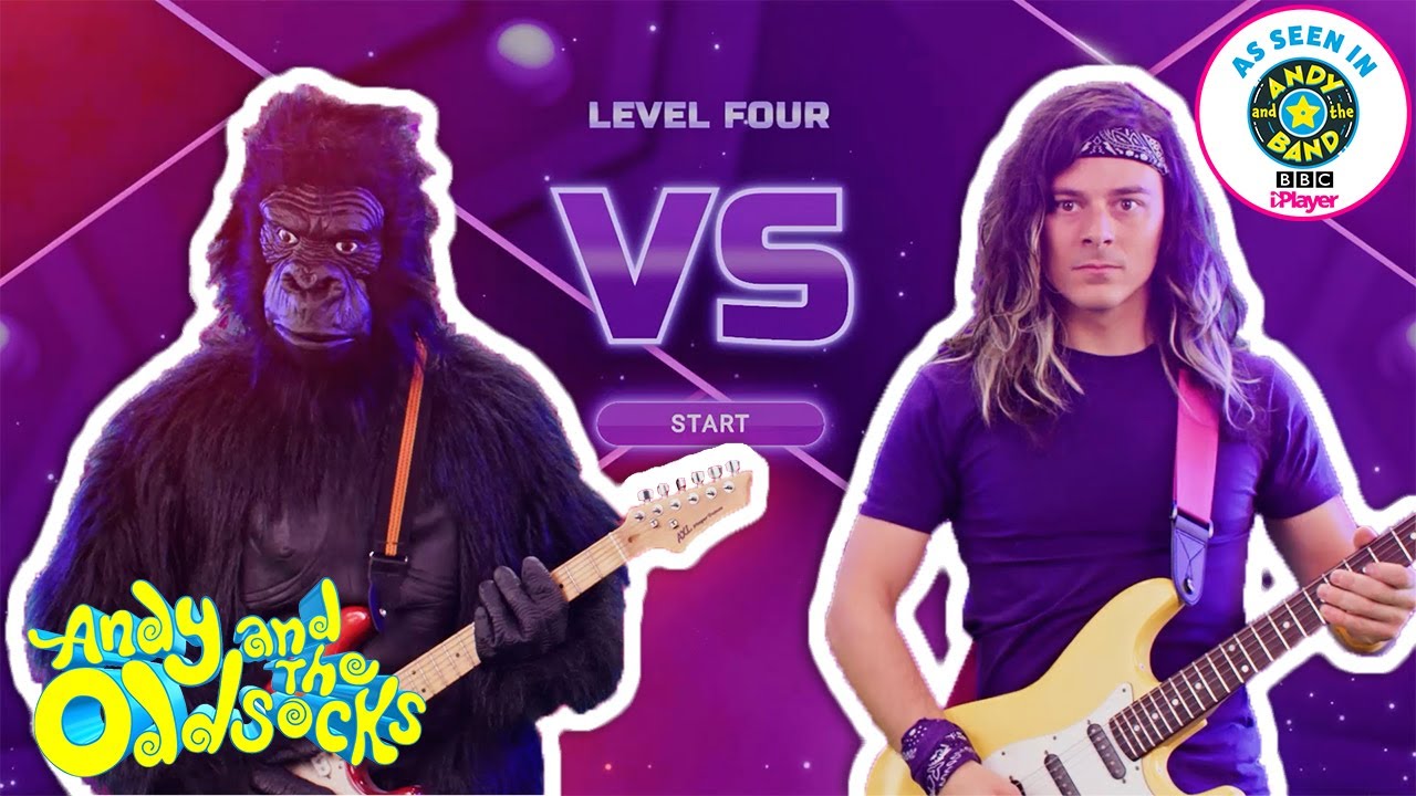 Rio Vs Gorilla | Dawn of Rock | Series 3 | Andy and the Band