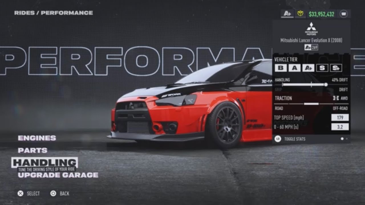 NFS Unbound | A+ Class | 2008 Mitsubishi Lancer Evolution X