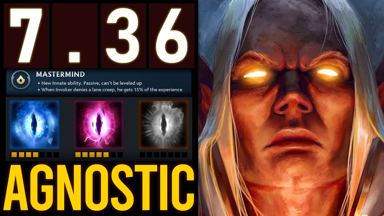 PATCH 7.36 AGNOSTIC INVOKER GAMEPLAY BY KIYOTAKA AGAINST STORM SPIRIT MID | Dota 2 Invoker