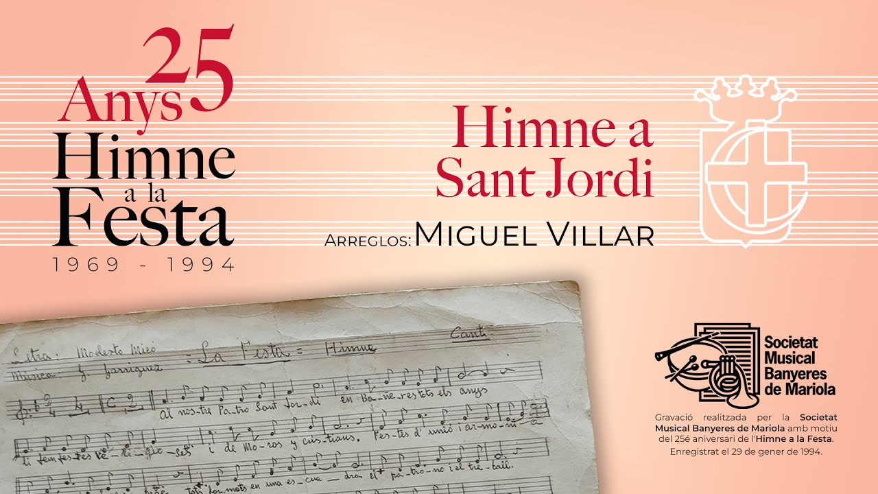 Himne a Sant Jordi | Societat Musical Banyeres de Mariola