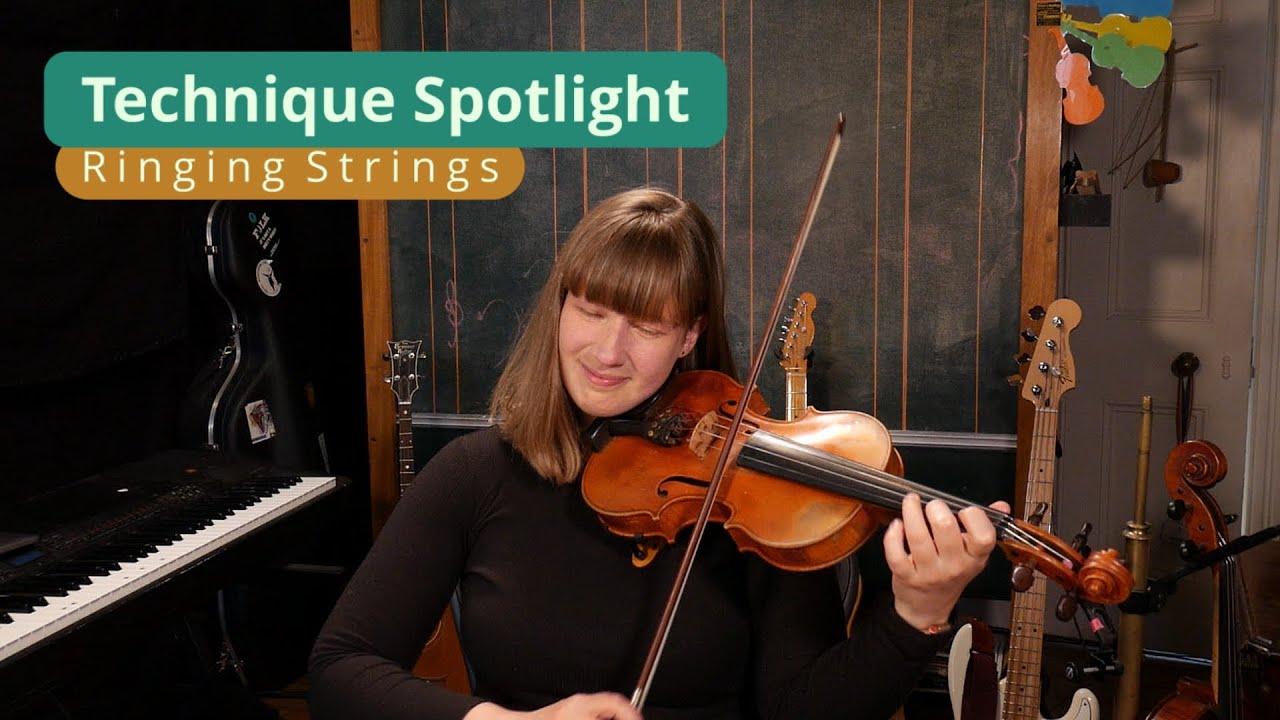 Ringing Strings on the Fiddle - Tutorial by Patsy Reid
