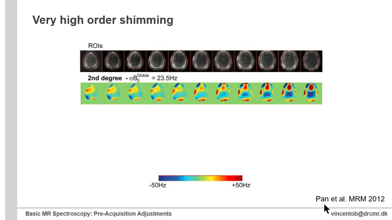 ISMRM MR Academy - Pre-Acquisition Adjustments (B0 Shimming, B1 Shimming & Water Suppression)