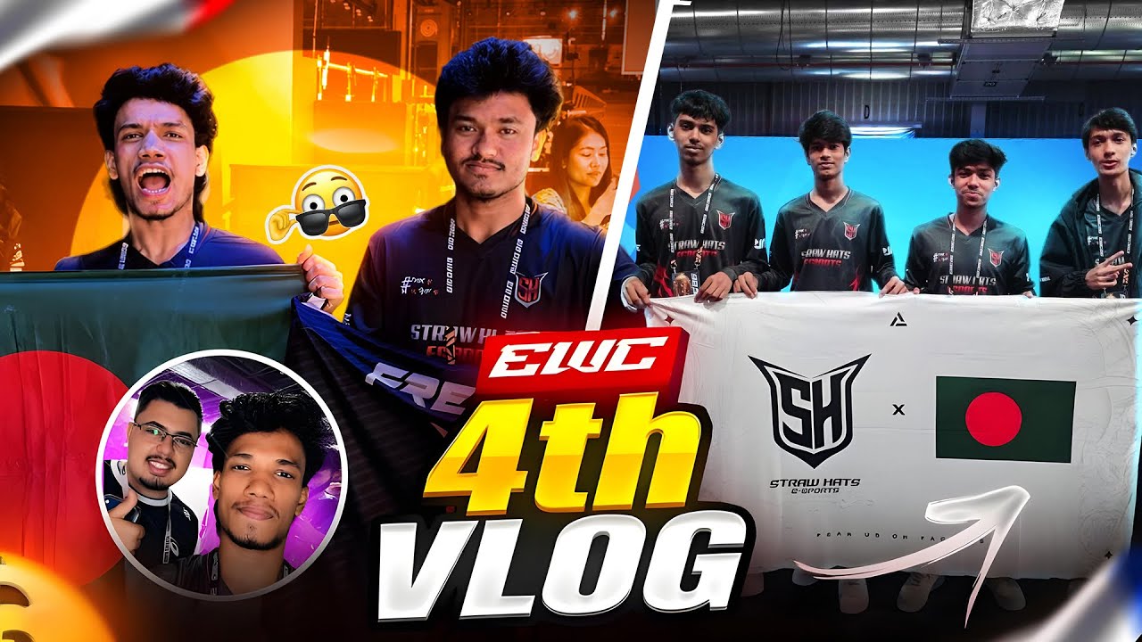 SH রেকর্ড করলো 1st BOOYAH EWC লবিতে 😱 #freefire #ewc #vlog4 