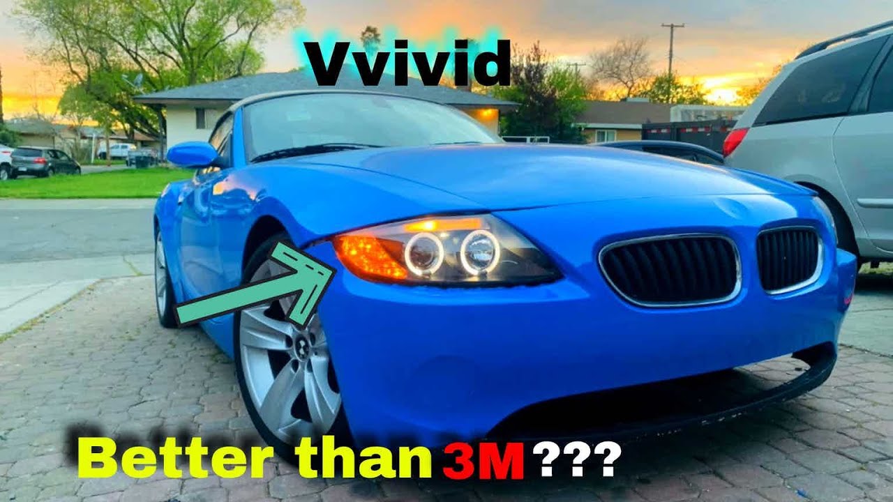 BMW Z4 Wrap+Headlights!!!! Our first time wrapping!?!?!