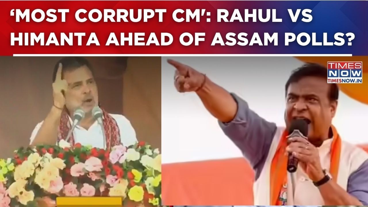 Rahul Gandhi Slams Himanta As &lsquo;Most Corrupt CM&rsquo;, Vows 'Legal Action' Ahead Of Assam Polls | WATCH